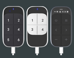 Konst siêu mỏng nhỏ hơn phổ điều khiển từ xa 433Mhz USB Type-C có thể sạc lại thiết bị massage không dây điều khiển từ xa - Product Image 4