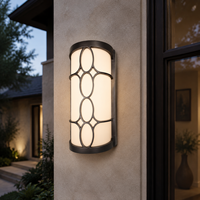 Lampe murale extérieure multifonctionnelle moderne avec haut-parleur intégré pour ambiance audiovisuelle de jardin