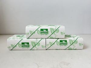 Bán buôn dùng một lần mạnh mẽ thân thiện với môi trắng 100% Trinh gỗ bột giấy khăn 200 Sheets - Product Image 2