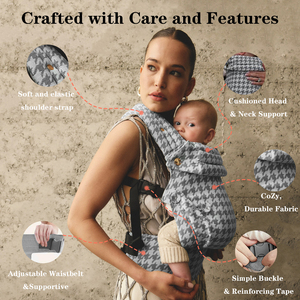 Certificación CPC, portabebés personalizado, bolsa de transporte de bebé de tela personalizada, bolsa de transporte para bebé Jacquard, bolsa de hombro ergonómica - Product Image 2