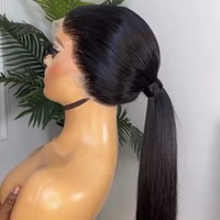 Wig Rambut Asli Lace Front dengan Kepadatan 180% 210% 250%, 100% Kutikula Tersusun Rapi, 13x6 Swiss Hd Lace Frontal