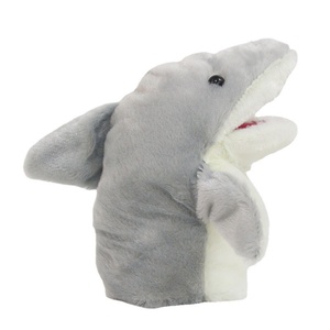 Marionnette de main en peluche Requin Animal Marin Mignon de <span class=keywords><strong>Dessin</strong></span> <span class=keywords><strong>Animé</strong></span>, Jouet Confort pour Enfants, Accessoire de Spectacle Amusant, Super Doux, Sac PP OPP - Product Image 1
