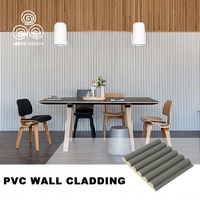 MUMU-paneles de pared de madera para baño, diseño de techo 3D de PVC, lámina de revestimiento de madera, impermeable
