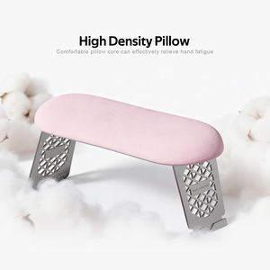 Nuevo Diseño, Almohada de Mano Plegable Profesional de Cuero PU y Plástico para Mesa de Salón de Uñas - Product Image 2