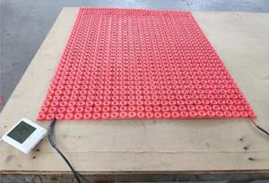 Electric <strong>4.0mm</strong> <strong>Cable</strong> Underfloor Heating Film Waterproofing Uncoupling Membrane for Heating Floor System - Product Image 2