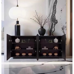 <span class=keywords><strong>Buffet</strong></span> moderne en <span class=keywords><strong>bois</strong></span> massif de luxe léger avec 5+ compartiments, grande capacité de rangement, meuble pour salon, meubles de maison - Product Image 4