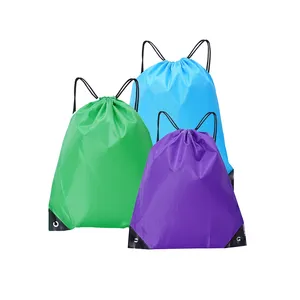 Low Moq Custom logo Waterproof Material Durable, Gift Outdoor Gym Basketball Sports Drawstring Backpack Bag/