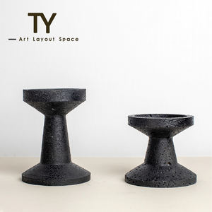 <span class=keywords><strong>Ferrando</strong></span> arroz blanco negro mármol candelabro ornamento fábrica venta al por mayor decoración sala de estar restaurante Hotel modelo habitación - Product Image 3