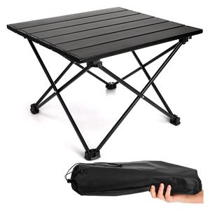 Mesa Auxiliar Portátil Pequeña de Aluminio para Picnic, Senderismo, Cocina al Aire Libre, Viajes en Barco, Campamento - Product Image 1