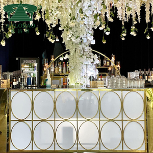 Đảng khung thép đen PVC tiếp tân Cocktail quầy bar bảng cho nhà hàng - Product Image 2