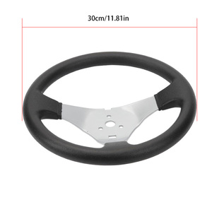 <span class=keywords><strong>300mm</strong></span> 3 trous intérieur en plastique petit remplacement universel Go Karting volant de voiture - Product Image 1