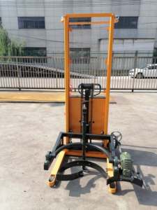 Hot Selling 450kg elektrische hydraulische Trommel gießer Paletten trommel heber Öl trommel stapler - Product Image 4