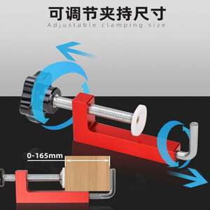 مشبك سياج عالمي للخدمة الشاقة من TEBAK مشبك ثابت لأعمال النجارة من سبائك الألومنيوم قابل للتعديل تركيبات نجارة - Product Image 3