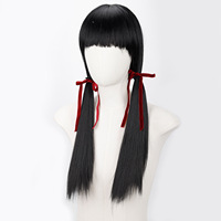 Anime Cosplay Perruque avec Twin Tails et Broken Bangs perruque