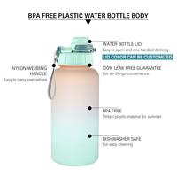 Bouteille d'eau en acier inoxydable à double paroi et à large ouverture de 32oz avec cantine de sport à paille idéale pour la randonnée et le vélo