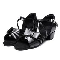 Nouvelles chaussures de danse latine pour enfants, chaussures de danse d'intérieur pour filles, chaussures de danse blanches à semelle souple Qiaqia