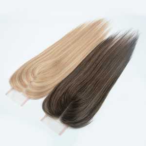 วิกผมแท้ 100% จากรัสเซีย แบบ Remy Hair Lace Frontal Wig Toppers สำหรับผู้หญิง ขนาด 3*6 ความหนาแน่น 120% จากโรงงานโดยตรง - Product Image 3