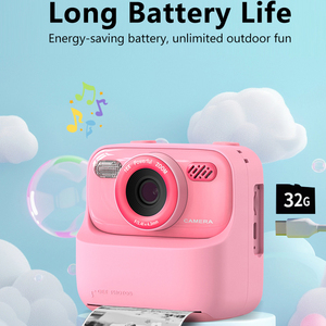 <b>Printer</b> Thermal Paper Instant Children Toy HD Video Digital Cameras Portable 16X Zoom <b>Mini</b> Instant print camera for kids - Product Image 3