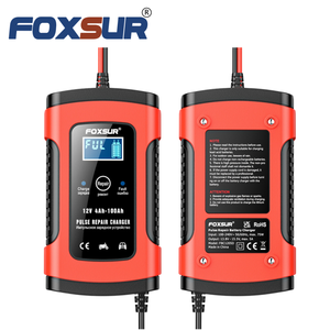 Cargador de Batería de Coche FOXSUR 12V 5A, Reparación Inteligente Automática por Pulsos, para Baterías AGM, GEL, EFB de Ciclo Profundo, Cargador de Batería de Plomo-Ácido 12v5a - Product Image 4