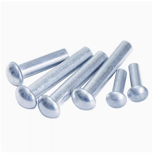 Remaches de Acero al Carbono Suave <span class=keywords><strong>DIN</strong></span> <span class=keywords><strong>660</strong></span> 1.2*5, 1/8 x 1/4 Pulgadas, Recubiertos de Zinc, Galvanizados, Niquelados, Remaches Sólidos, Tornillos de Accionamiento por Martillo - Product Image 3