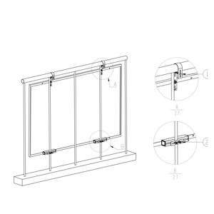 Stainless Steel Solar Bracket with Anti-Friction <b>Rubber</b> Pad Balcony <b>Mounting</b> System Big Discount PV Power Bracket - Product Image 6