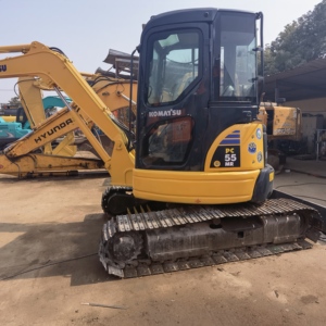 Used Komatsu PC55MR <b>Mini</b> Excavator With Strong Power Suitable For Various Working Conditions sale in Shanghai - Product Image 6