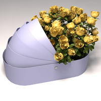 Offre Spéciale boîtes d'emballage en papier de conception personnalisée fleur boîte cadeau pour enfants fleur