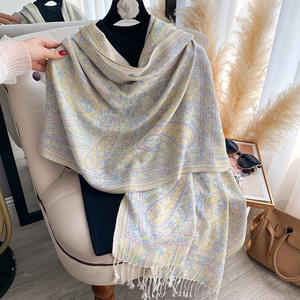 Chal de Flecos de Imitación de Cachemira de Lujo, Bufanda Larga, Mejora tu Look con Elegancia para el Vestido de Primavera - Product Image 5