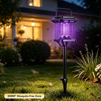 Lampe anti-moustiques solaire, tue-insectes |   Piège à moustiques électrique d'extérieur pour la maison et le jardin