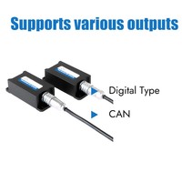 Inclinómetro Digital con Sensor de Inclinación de Doble Eje 0.01 °   Sensor de Ángulo de Precisión RS485 RS232 Modbus