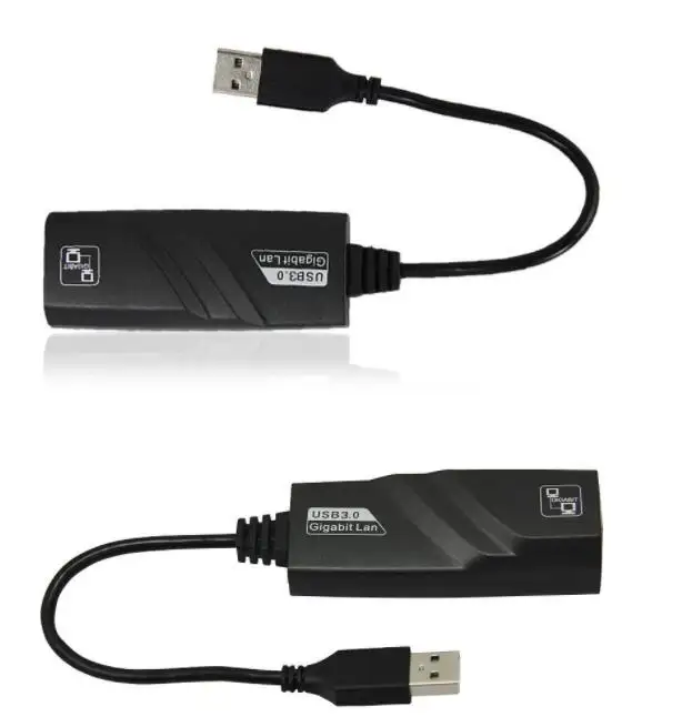Prix usine USB 3.0 RJ45 Gigabit Ethernet Adaptateur réseau 10/100/1000M bps