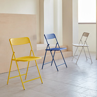Chaise pliante en plastique PP de haute qualité, couleur personnalisée, pour mariage et événements en plein air, chaise pliante en plastique imperméable