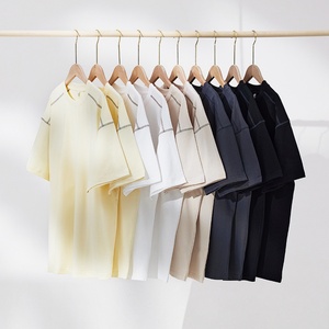T-shirt unisexe surdimensionné personnalisé respirant et à séchage rapide, col ras du cou, épaules tombantes, style streetwear, 230 g/m², trois aiguilles cinq fils, vente en gros - Product Image 6