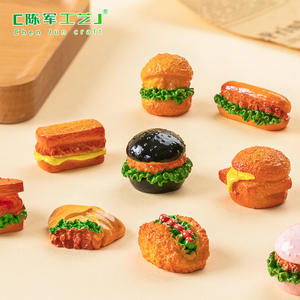 ชุดจำลองอาหารเบอร์เกอร์พานินี่ ของเล่นตกแต่งบ้านเด็ก ชุด DIY ของตกแต่งจิ๋ว ของเล่นจิ๋วในถุงเซอร์ไพรส์ - Product Image 4