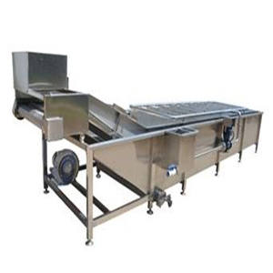 Laveuse à bande transporteuse <span class=keywords><strong>avec</strong></span> trémie pour légumes et fruits, machine à laver à bulles <span class=keywords><strong>avec</strong></span> sécheuse - Product Image 4