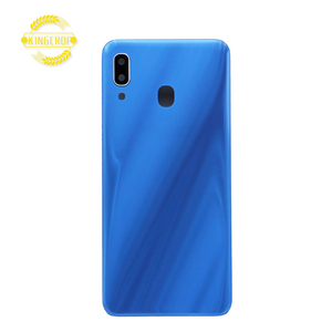 Venta al por mayor de vidrio cubierta posterior de la batería para <span class=keywords><strong>Samsung</strong></span> Galaxy A30 A305 batería carcasa de vidrio con pegatinas - Product Image 3