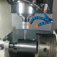 Eje estriado de acero inoxidable mecanizado con precisión por CNC para maquinaria industrial