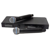Système de Son pour Concert en Extérieur SLXD4D 570-820mhz, Microphone sans Fil UHF à Véritable Diversité, Micro sans Fil