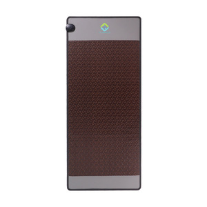 Esterilla de yoga de 6 mm de grosor, material PU, antideslizante, plegable, rectangular, con correa de transporte para yoga y uso doméstico - Product Image 1