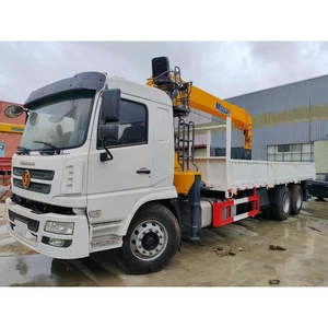 شاحنة شاكمان <span class=keywords><strong>6</strong></span>×4 ثقيلة مزودة برافعة - رافعة هيدروليكية مفصلية بالفنجر بحمولة 12 طن مع سطح تحميل - Product Image 3