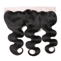 Lot de 100 mèches de cheveux humains vierges bruts non traités, naturels noirs péruviens, Remy, brésiliens, ondulés, avec closure
