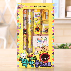 Chất Lượng Cao Trường Nguồn Cung Cấp Bán Buôn Văn Phòng Phẩm Thiết Lập Bút Chì Phim Hoạt Hình Mài Tẩy - Product Image 4