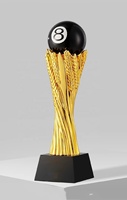 Nouveau Style Noir Huit Billard Championnat Trophée Club Creative Snooker Championnat Trophée