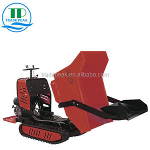 Компактный Зеленый Садовый мини китайский погрузчик верхний гусеничный самосвал с мотором - Product Image 5