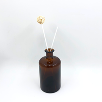 Grand diffuseur de parfum d'intérieur de forme nouvelle, flacon en verre de luxe 500 ml, bouchon en liège, emballé en carton, logo personnalisé, non transparent
