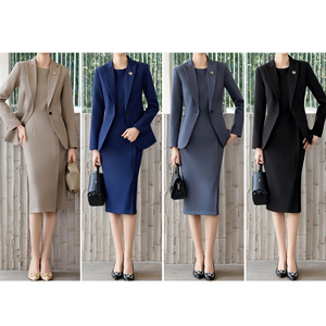 Abito Formale da Donna a Maniche Lunghe per Colloqui e Lavoro, Taglia S-2XL, Vendita all'Ingrosso - Product Image 6