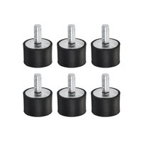 Pieds de table réglables en caoutchouc M5 en plastique sur mesure pour canapé et table basse