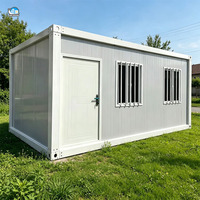 Maison conteneur modulaire de luxe préfabriquée de 20 pieds pour petite famille mobile
