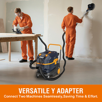 Aspirateur Eau et Poussière Industriel Commercial MAXXT M Class Max 3800W, avec Nettoyage Automatique du Filtre et Extracteur de Poussière