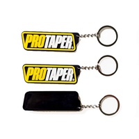 Porte-clés fantaisie en PVC 3D personnalisé avec logo ours/chien/cochon et ruban – Prix usine